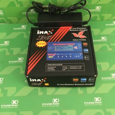 Sạc iMax B6 80W cân bằng cell và đo dung lượng pin