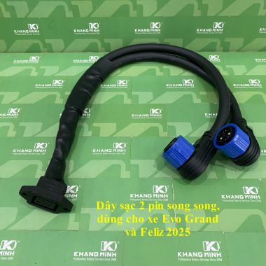 Giắc Chuyển Đổi Sạc Trực Tiếp 2 Pin Evo Grand Xe Vinfast VF