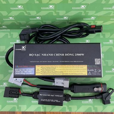 Trạm Sạc nhanh 2500W 30A cho xe VinFast và DatBike