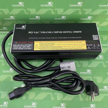 Trạm Sạc nhanh 2500W 30A cho xe VinFast và DatBike
