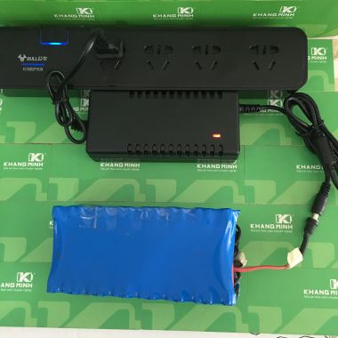 Sạc pin 21V 2A mẫu lớn có đèn báo đầy dùng cho pin 5S 18V