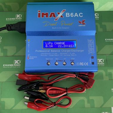 Sạc iMax B6 80W AC cân bằng cell và đo dung lượng pin