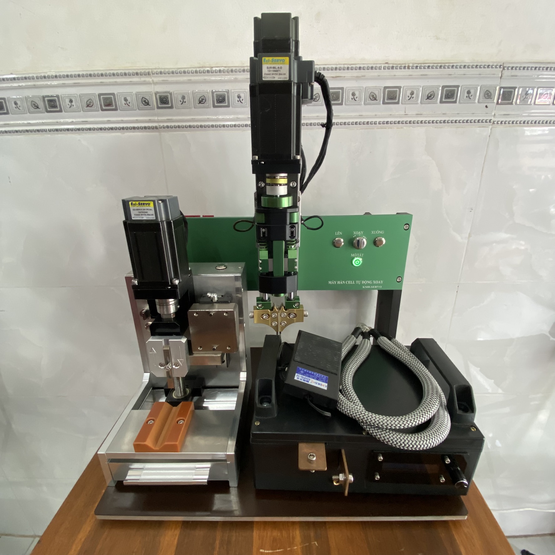 Máy Hàn Cell Tự Động Xoay Ezi Servo 56L Cao Cấp