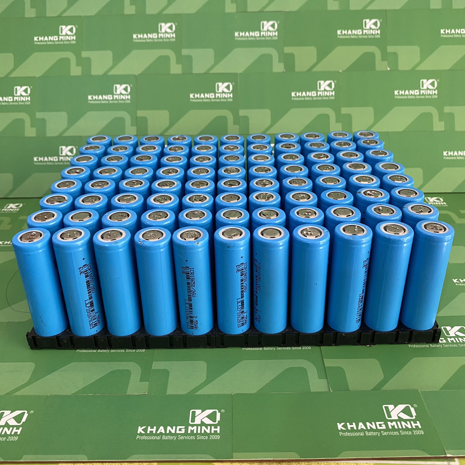 Pin Eve 26V 2600mAh xả 10A Cũ Dùng Cho Sạc Dự Phòng