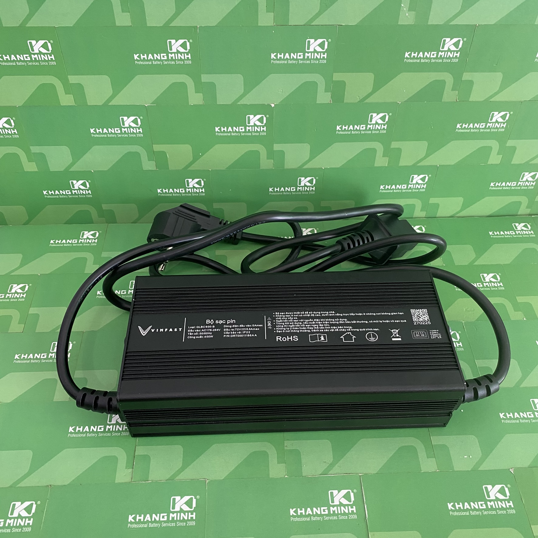 Sạc Vinfast LFP 400W 2025 Xe Evo KlaraS FelizS VentoS TheonS