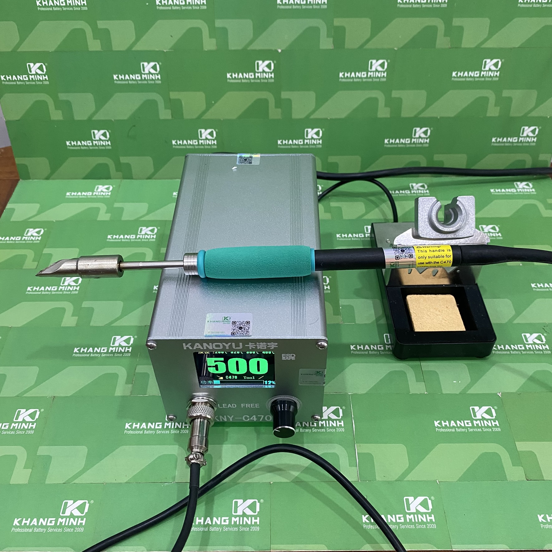 Trạm Hàn C470 500W Chính Hãng Bù Nhiệt Nóng Nhanh 5s