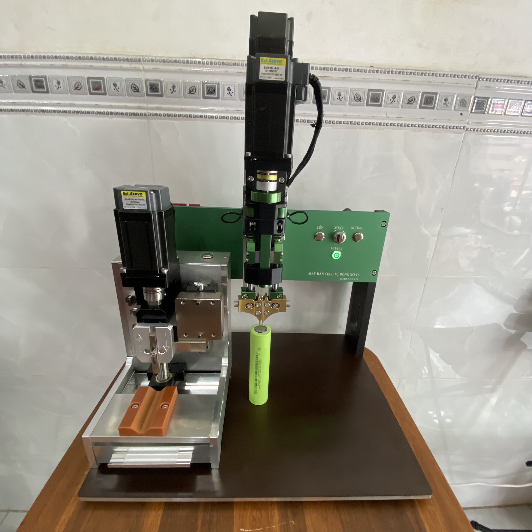 Trụ hàn tự động Xoay EZI Servo 56L cao cấp CNC