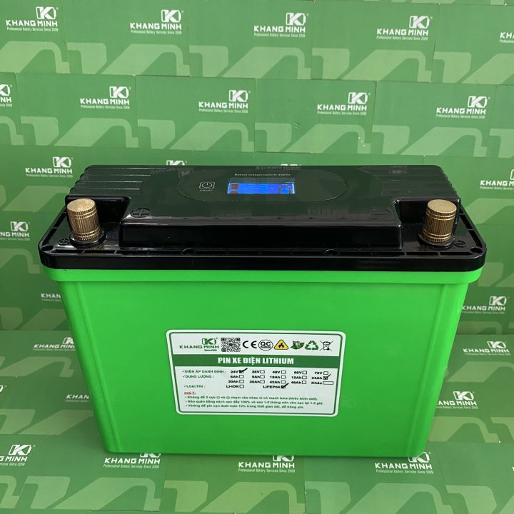 Vỏ Bình Lithium 12V 45Ah Có Led Lưu Trữ Năng Lượng
