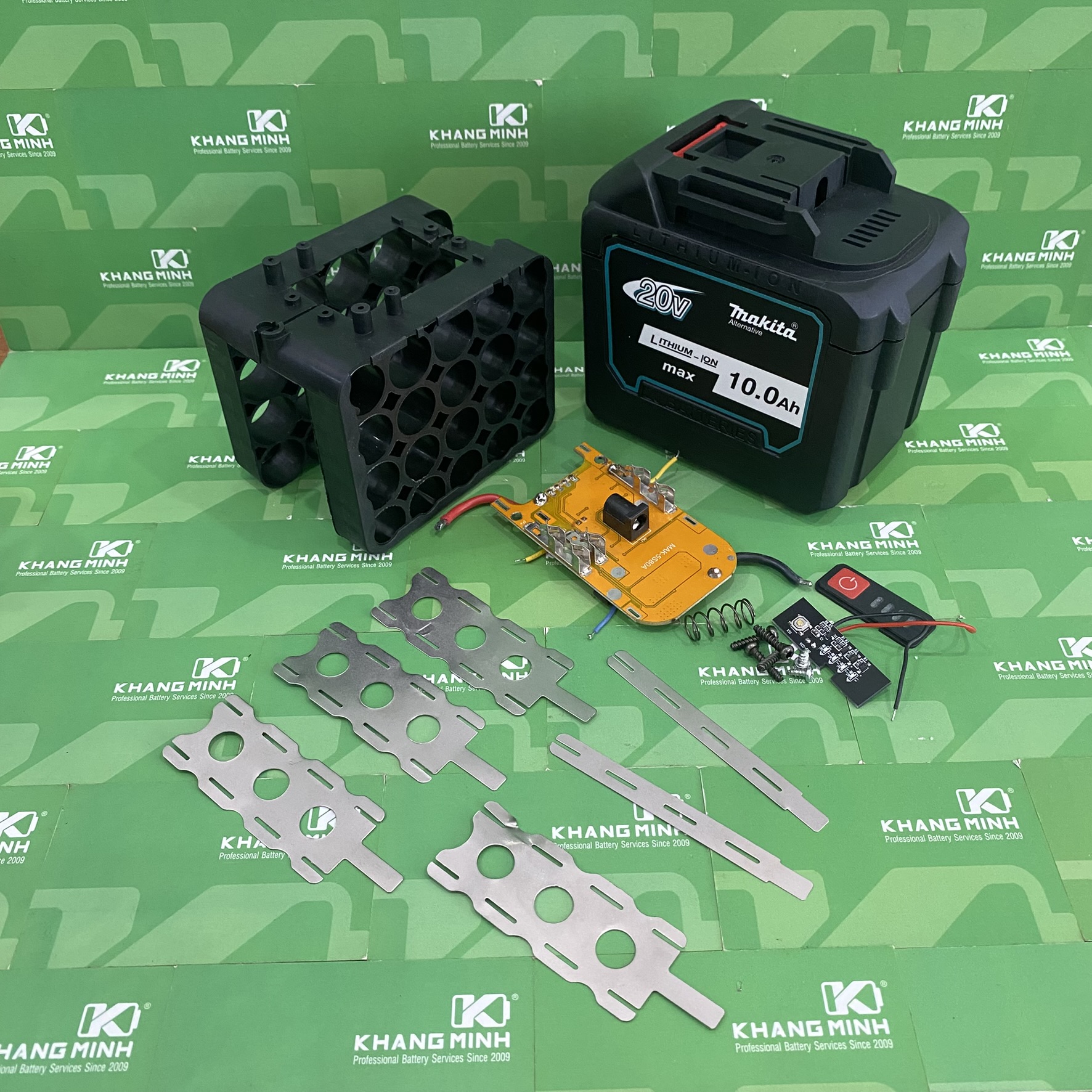 Vỏ Pin Makita 20 Cell 18650 18V 21V 5S 4P 10Ah